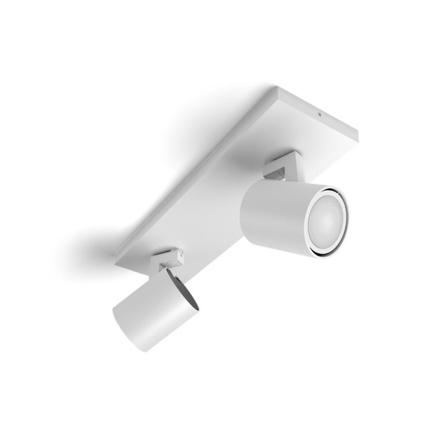 Philips - Foco LED regulable Hue RUNNER 2xGU10/4,2W/230V 2200-6500K + control remoto blanco
