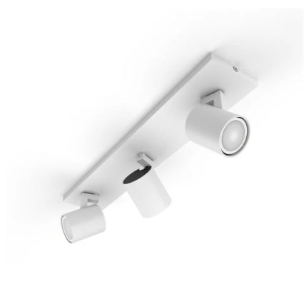 Philips - Foco LED regulable Hue RUNNER 3xGU10/4,2W/230V 2200-6500K + control remoto blanco