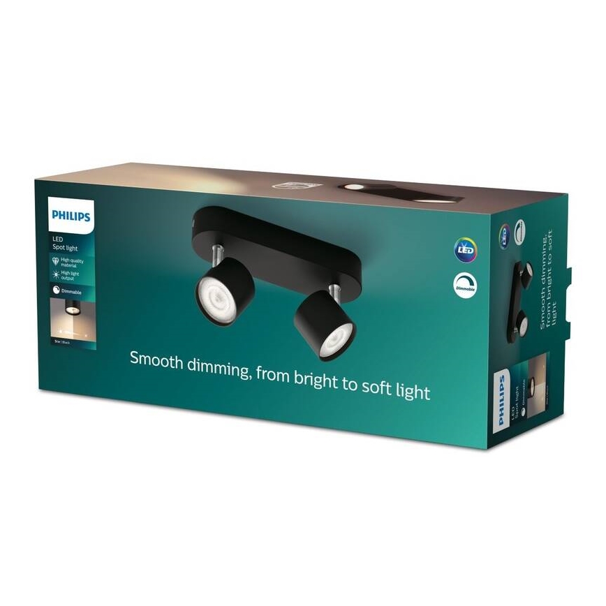 Philips - Foco LED regulable 2xLED/4,5W/230V