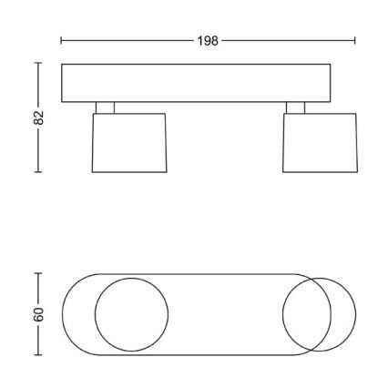 Philips - Foco LED regulable 2xLED/4,5W/230V