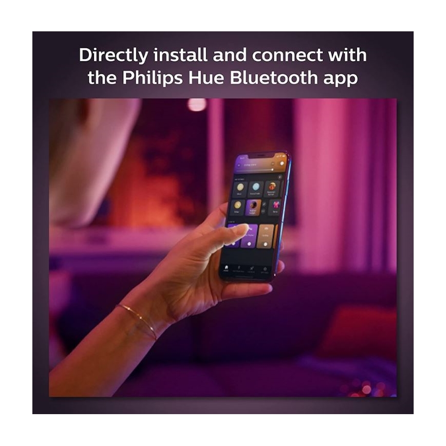 Philips - Foco LED RGB regulable para sistema de rieles Hue PERIFO LED RGB/5,2W/24V 2000-6500K
