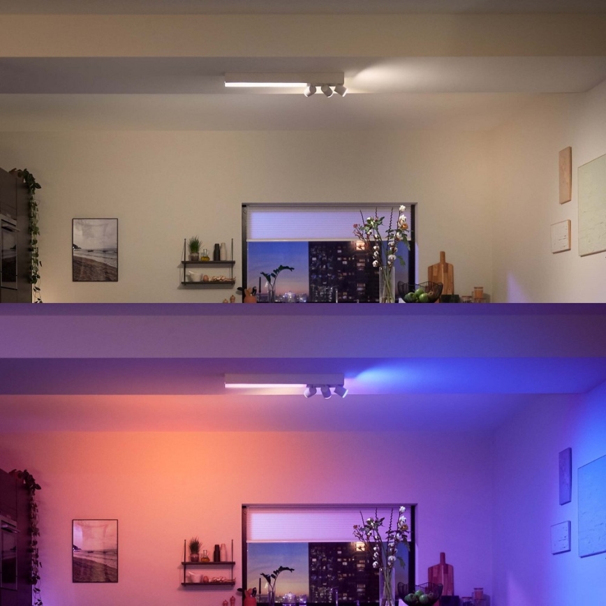 Philips - Foco LED RGBW regulable CENTRIS LED/25W/230V+3xGU10/5,7W