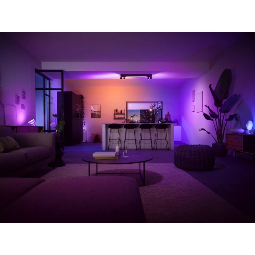 Philips - Foco LED RGBW regulable Hue CENTRIS 4xGU10/4,2W/230V + LED/11W 2000-6500K