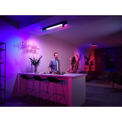 Philips - Foco LED RGBW regulable Hue CENTRIS 4xGU10/4,2W/230V + LED/11W 2000-6500K