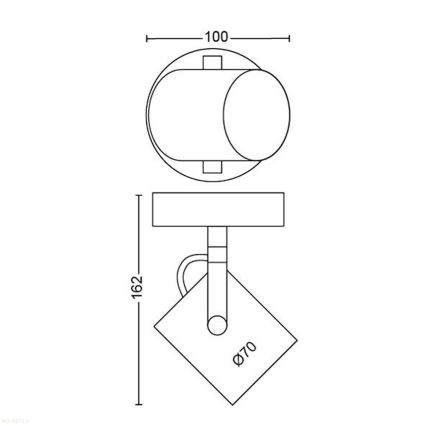 Philips - Foco LED SCENE SWITCH BYRE LED/4,3W/230V 2200/2500/2700K