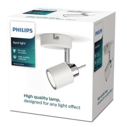 Philips - Foco 1xGU10/35W/230V blanco