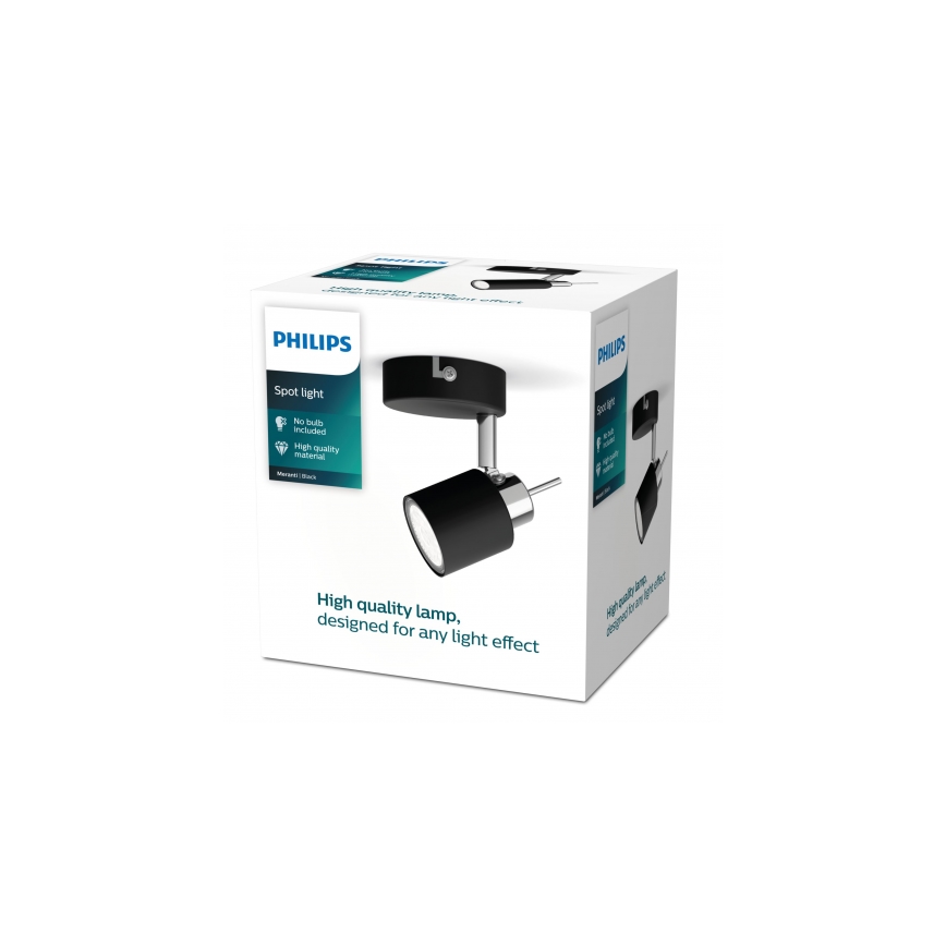 Philips - Foco 1xGU10/35W/230V negro