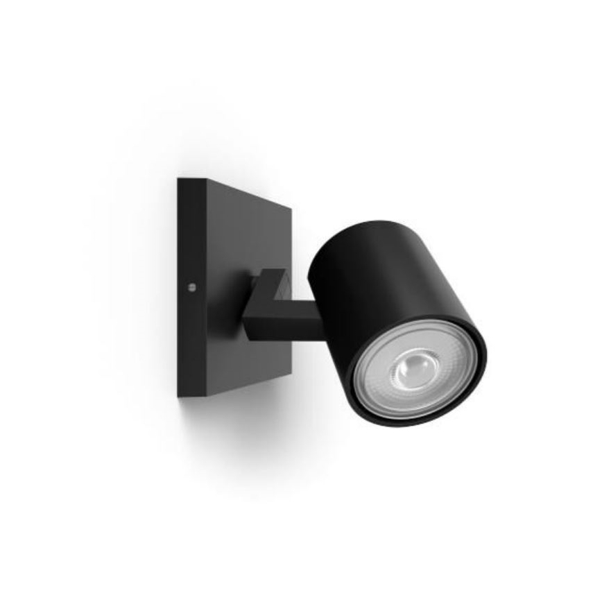 Philips - Foco RUNNER 1xGU10/20W/230V negro