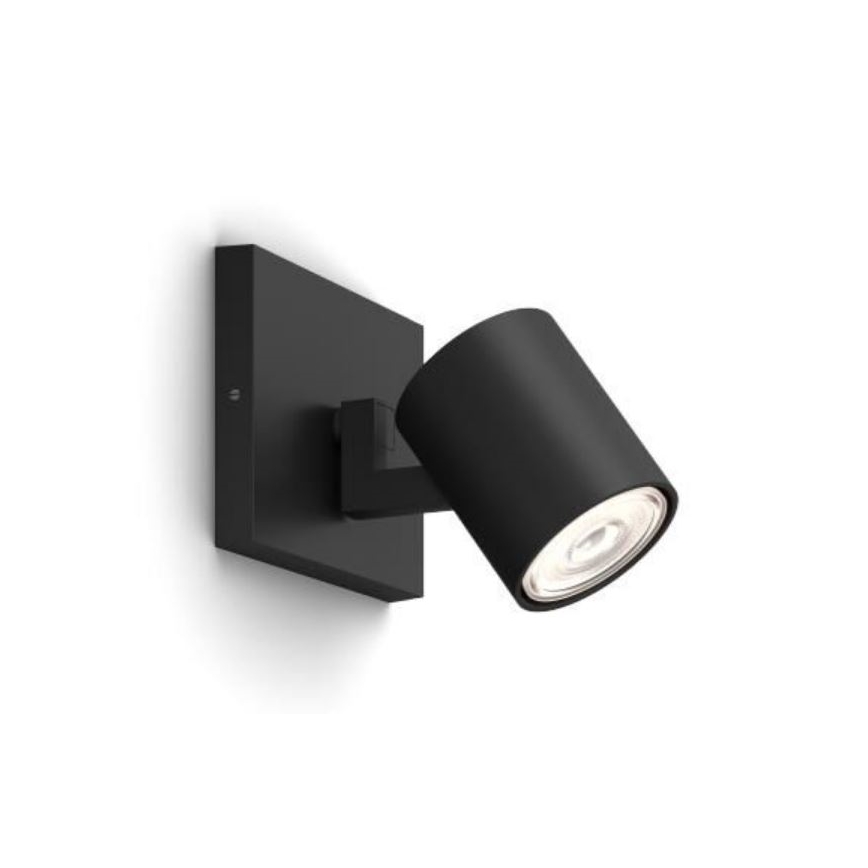 Philips - Foco RUNNER 1xGU10/20W/230V negro