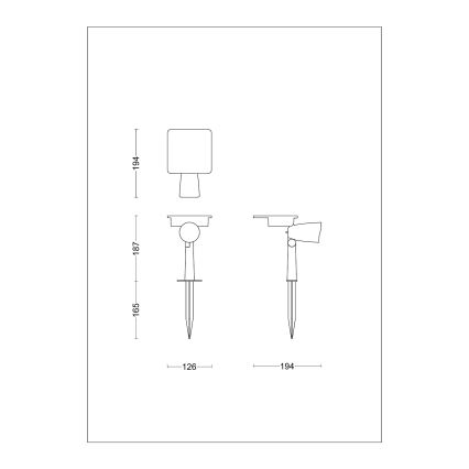 Philips - Foco solar LED ASHLYN LED/1,4W/3,7V 2700K IP44