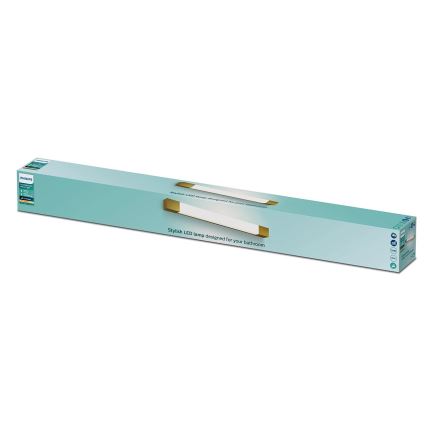 Philips - Iluminación de espejo de baño ROVER LED/10W/230V IP44 latón