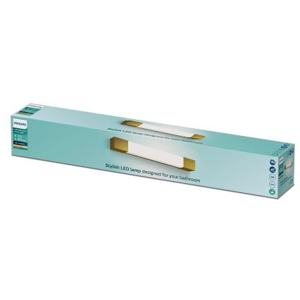 Philips - Iluminación de espejo de baño ROVER LED/5W/230V IP44 latón