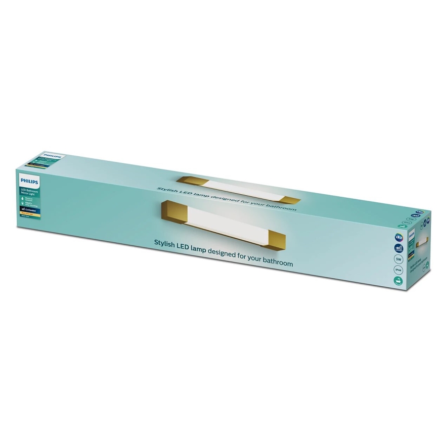 Philips - Iluminación de espejo de baño ROVER LED/5W/230V IP44 latón