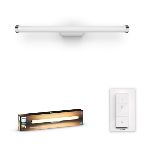 Philips - Iluminación LED regulable para baño Hue ADORE LED/20W/230V IP44 + mando a distancia