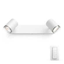 Philips - Iluminación LED regulable para el baño Hue 2xGU10/5,5W