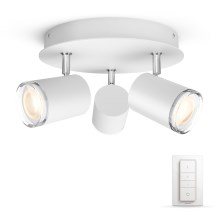 Philips - Iluminación LED regulable para el baño Hue 3xGU10/5,5W