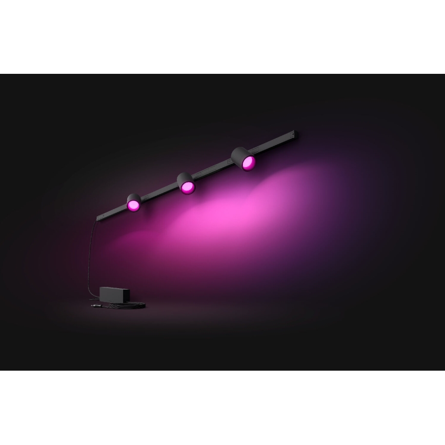 Philips - JUEGO 3x LED RGB Lámpara regulable para el sistema de rieles Hue PERIFO LED RGB/15,6W/230V 2000-6500K