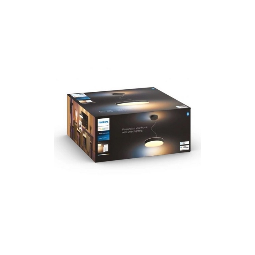 Philips - Lámpara de araña LED regulable Hue LED/33,5W/230V 2200-6500K negro + control remoto