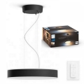 Philips - Lámpara de araña LED regulable Hue LED/33,5W/230V 2200-6500K negro + control remoto