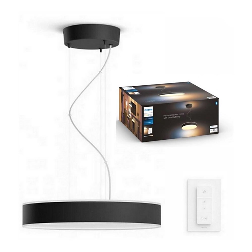 Philips - Lámpara de araña LED regulable Hue LED/33,5W/230V 2200-6500K negro + control remoto