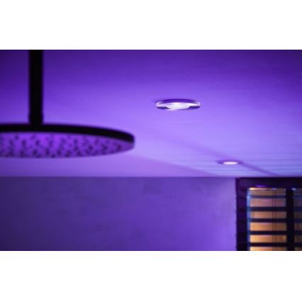 Philips - Lámpara de baño LED RGB regulable Hue XAMENTO 1xGU10/5,7W/230V IP44 2000-6500K