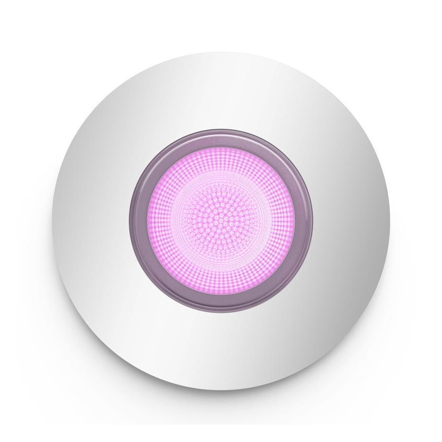 Philips - Lámpara de baño LED RGB regulable Hue XAMENTO 1xGU10/5,7W/230V IP44 2000-6500K