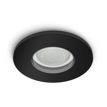 Philips - Lámpara de techo LED RGBW regulable para baño Hue XAMENTO GU10/5,7W/230V IP44 2200-6500K