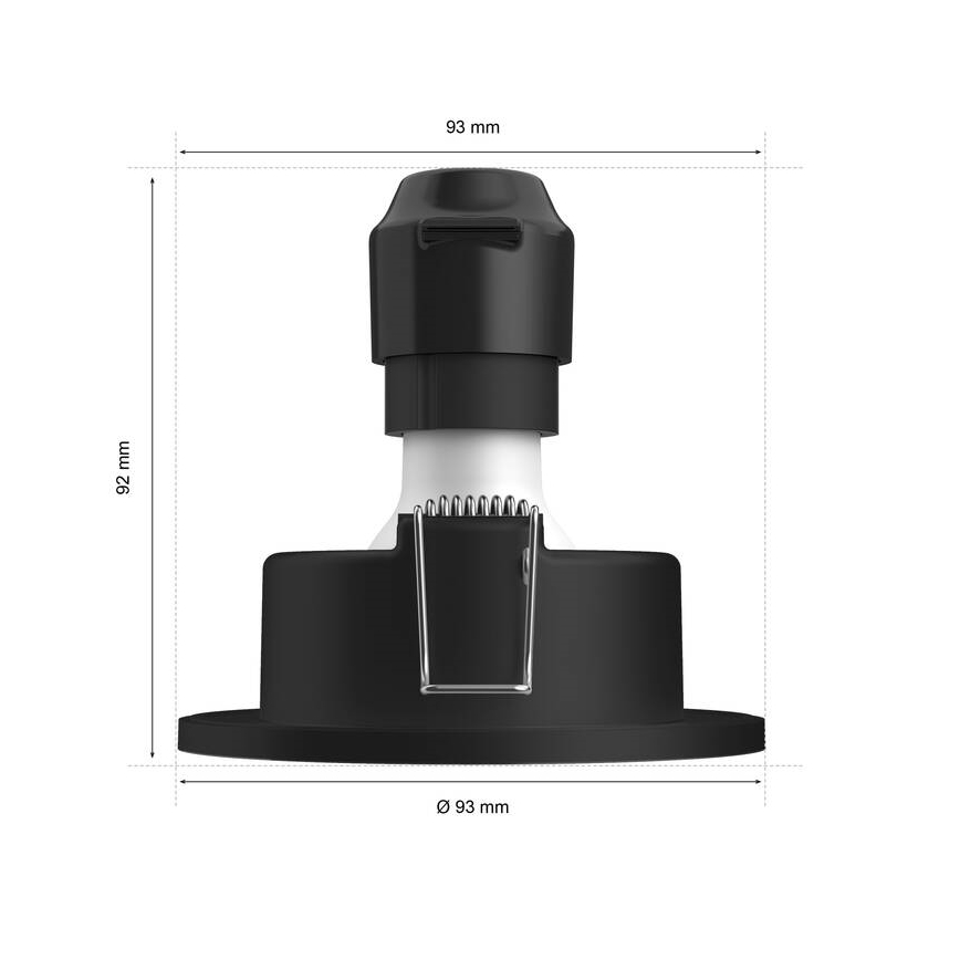 Philips - Lámpara de techo LED RGBW regulable para baño Hue XAMENTO GU10/5,7W/230V IP44 2200-6500K