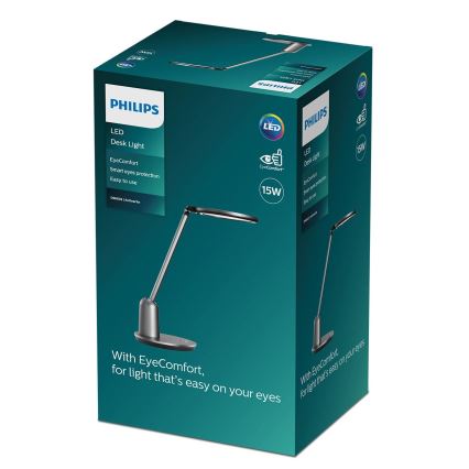 Philips - Lámpara de mesa regulable LED táctil EINSTEIN SCENE SWITCH LED/15W/230V 2800/4000/5100K CRI94
