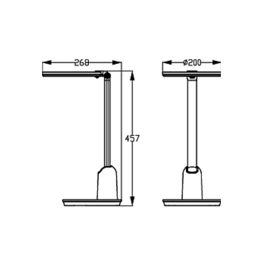 Philips - Lámpara de mesa regulable LED táctil EINSTEIN SCENE SWITCH LED/15W/230V 2800/4000/5100K CRI94