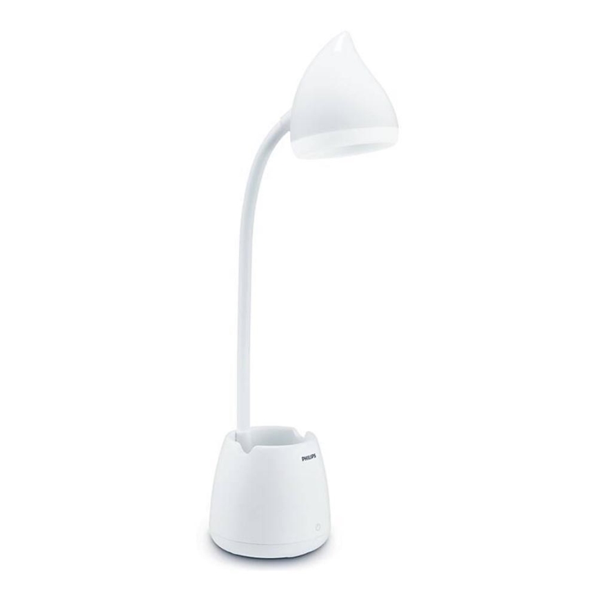 Philips - Lámpara de mesa LED táctil regulable HAT LED/4,5W/5V 3000/4000/5700K CRI 90