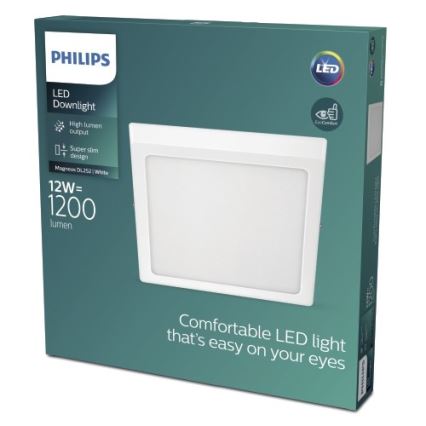 Philips - Lámpara de techo LED LED/12W/230V 2700K blanco