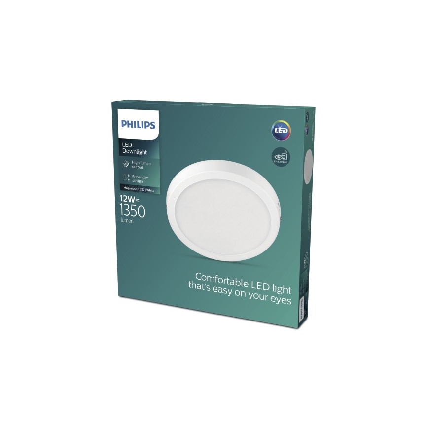 Philips - Lámpara de techo LED LED/12W/230V 4000K blanco