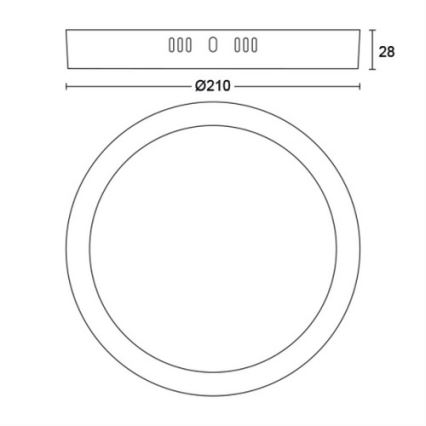 Philips - Lámpara de techo LED LED/12W/230V 4000K blanco