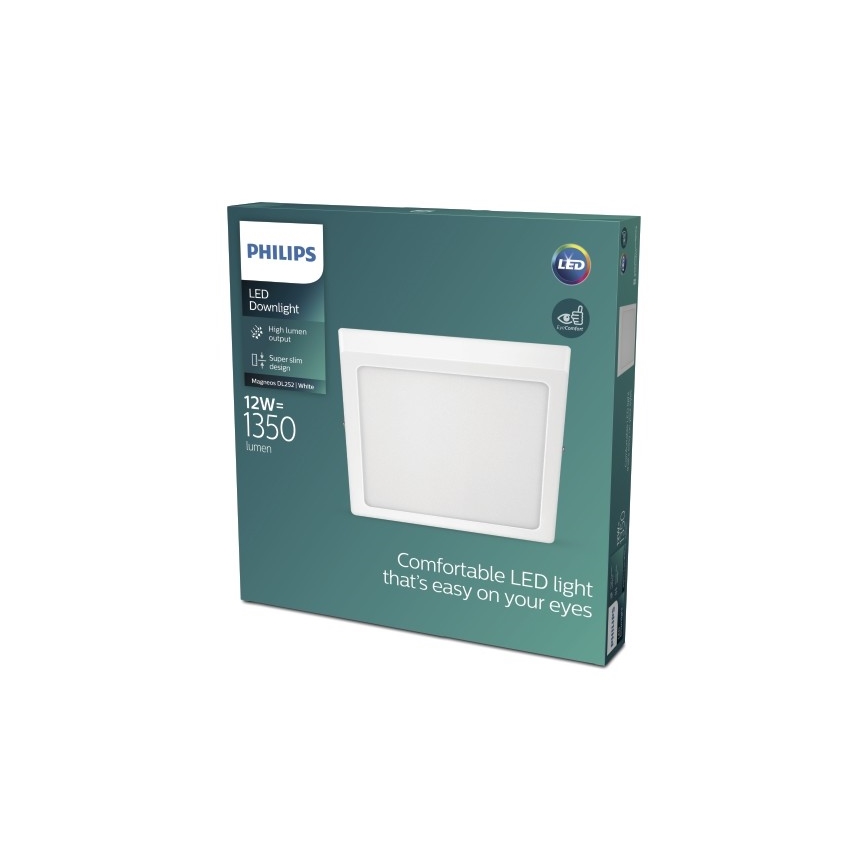 Philips - Lámpara de techo LED LED/12W/230V 4000K blanco