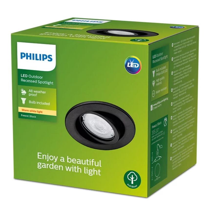 Philips - Lámpara empotrable de baño LED FRESCO LED/4,6W/230V IP23