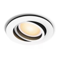 Philips - Lámpara empotrable LED regulable Hue MILLISKIN 1xGU10/4,2W/230V 2200-6500K blanco