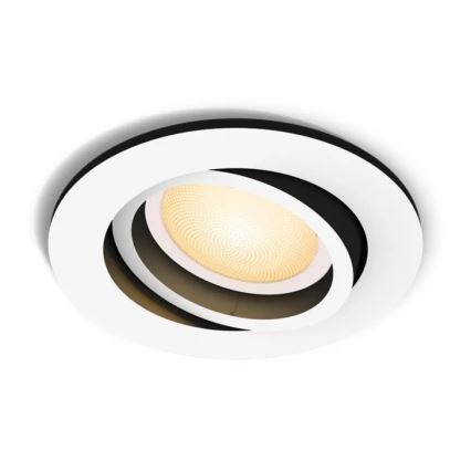 Philips - Lámpara empotrable LED regulable Hue MILLISKIN 1xGU10/4,2W/230V 2200-6500K blanco
