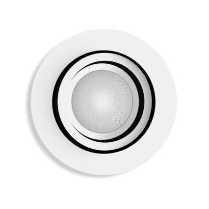 Philips - Lámpara empotrable LED regulable Hue MILLISKIN 1xGU10/4,2W/230V 2200-6500K blanco
