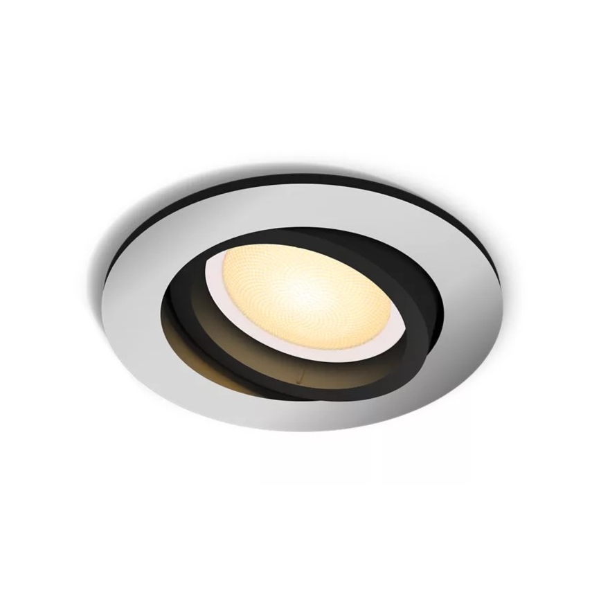 Philips - Lámpara empotrable LED regulable Hue MILLISKIN 1xGU10/4,2W/230V 2200-6500K