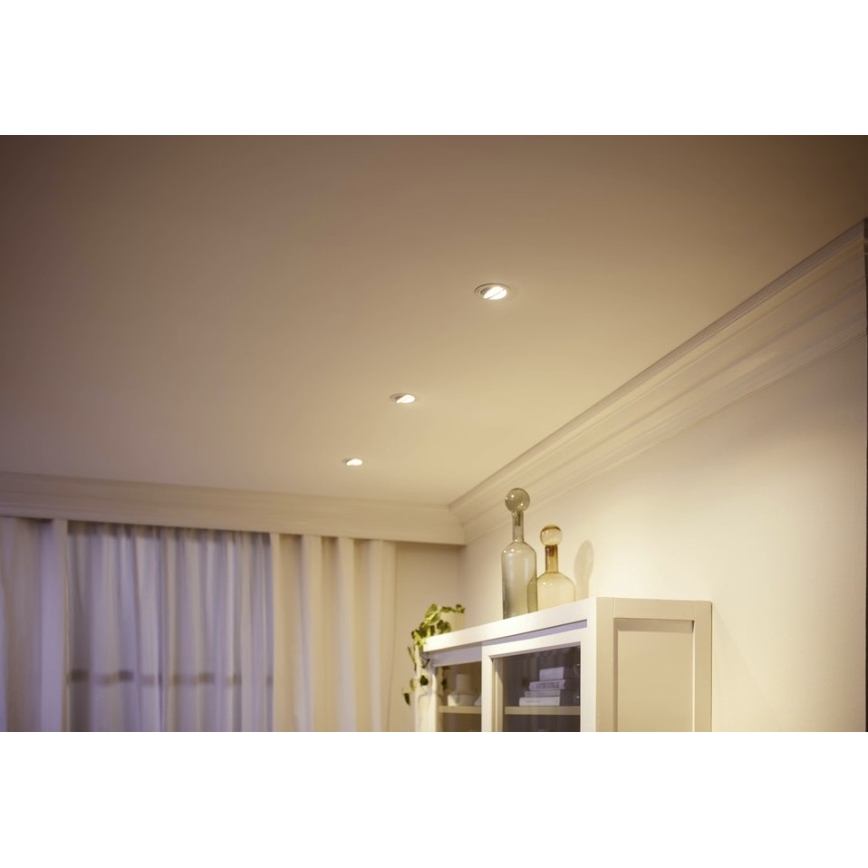 Philips - Lámpara empotrable LED regulable IMPALA Warm Glow 1xLED/6W/230V 2200-2700K