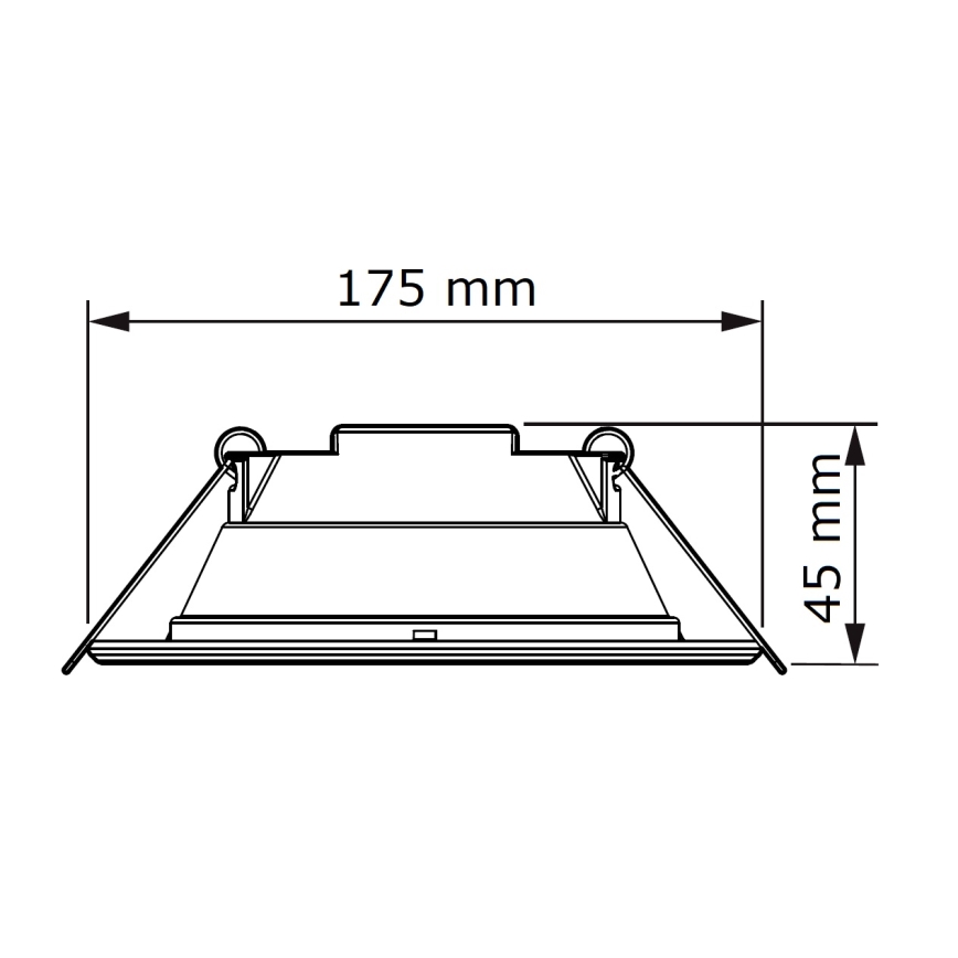 Philips - Lámpara empotrable LED SLIM LED/11W/230V 3000K