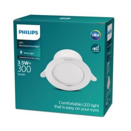 Philips - Lámpara empotrada LED LED/3,5W/230V 4000K