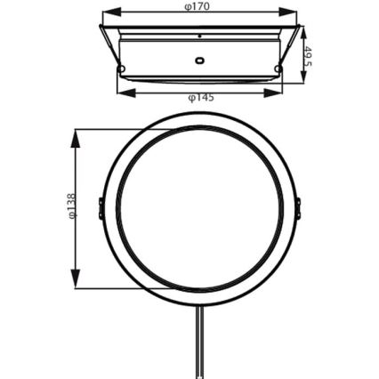 Philips - Lámpara empotrada LED LED/6,5W/230V 4000K