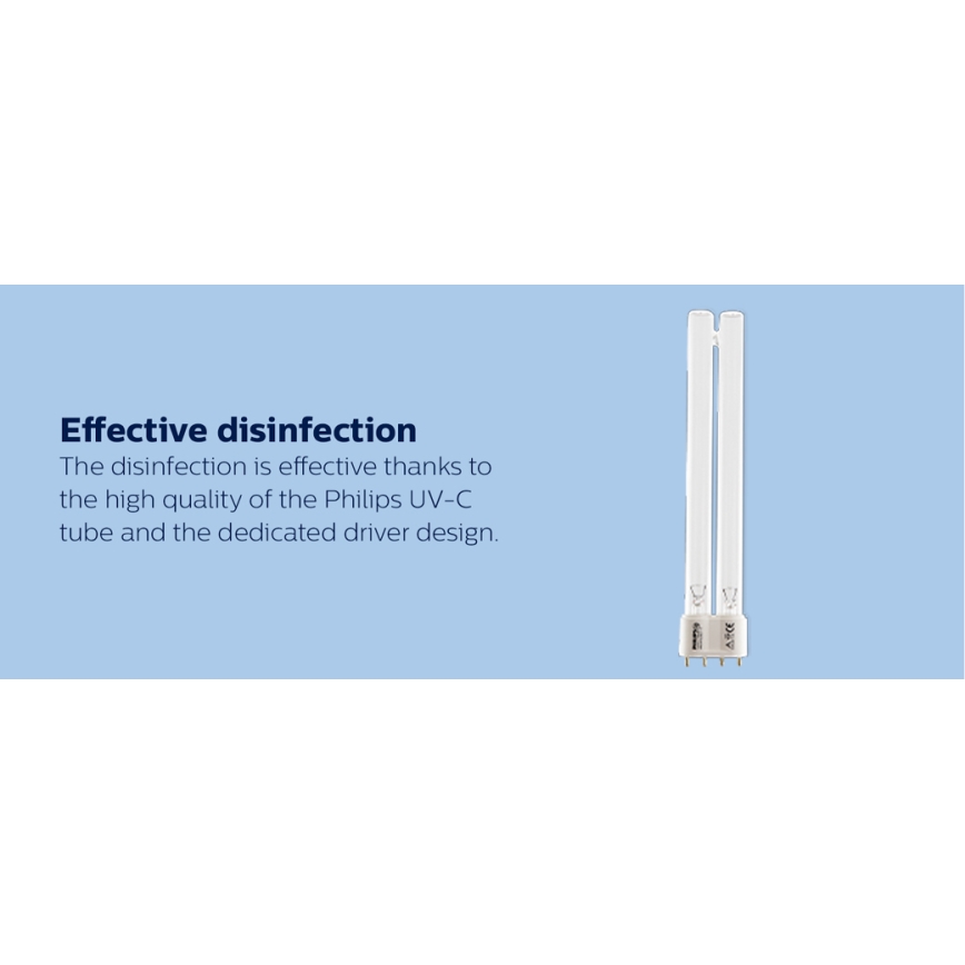 Philips - Lámpara germicida desinfectante con sensor UV-C/24W/230V