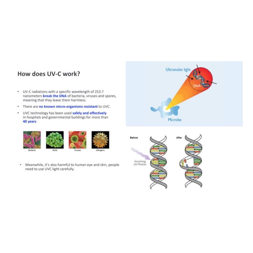 Philips - Lámpara germicida desinfectante con sensor UV-C/24W/230V