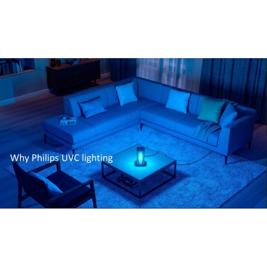 Philips - Lámpara germicida desinfectante con sensor UV-C/24W/230V