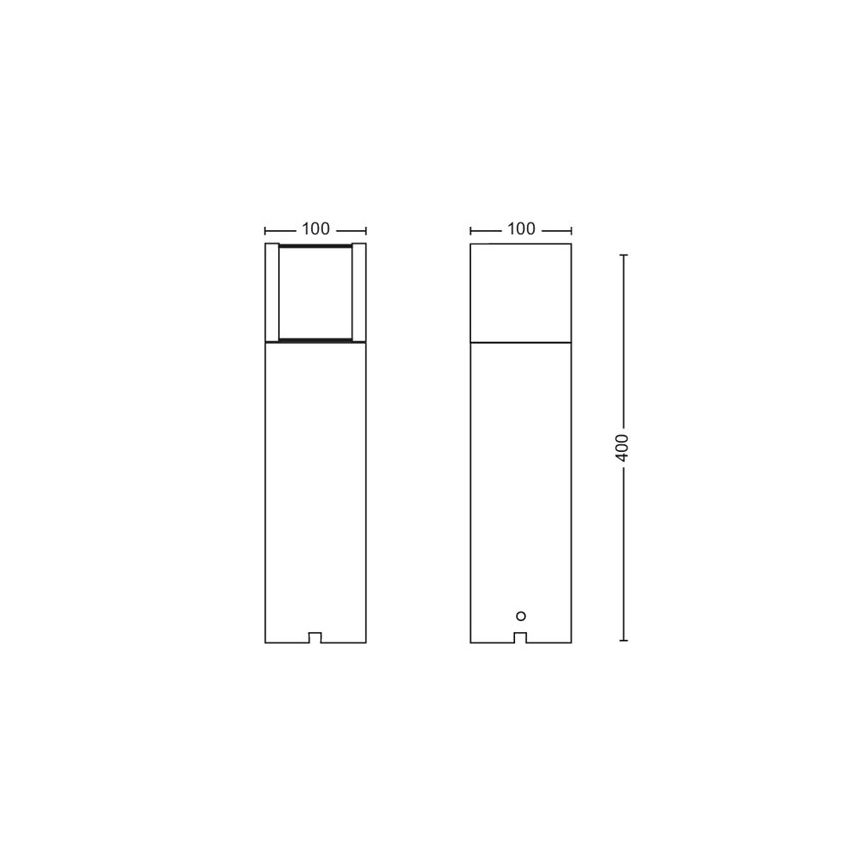 Philips - Lámpara LED de exterior LED/6W/12V 2700K IP44