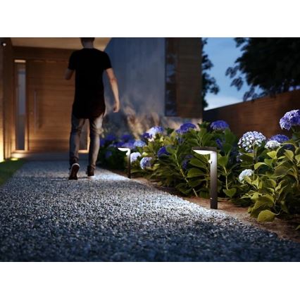 Philips - Lámpara LED de exterior con sensor LED/9W/230V 4000K IP44