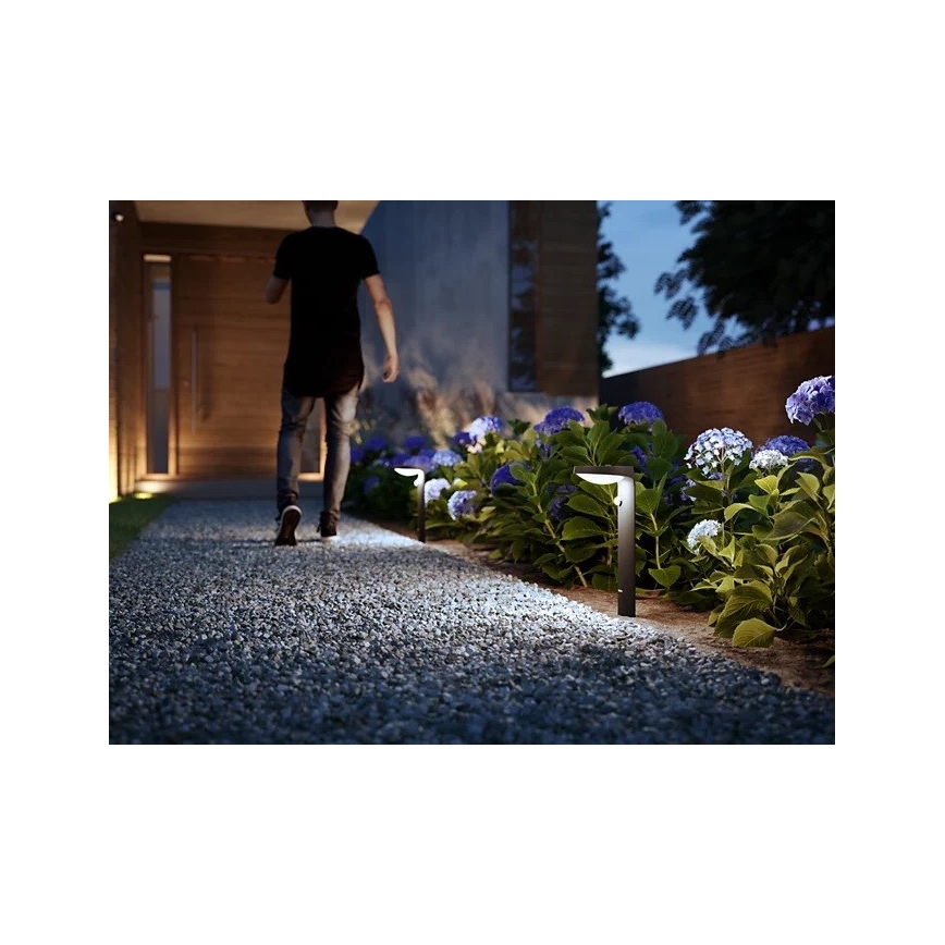 Philips - Lámpara LED de exterior con sensor LED/9W/230V 4000K IP44
